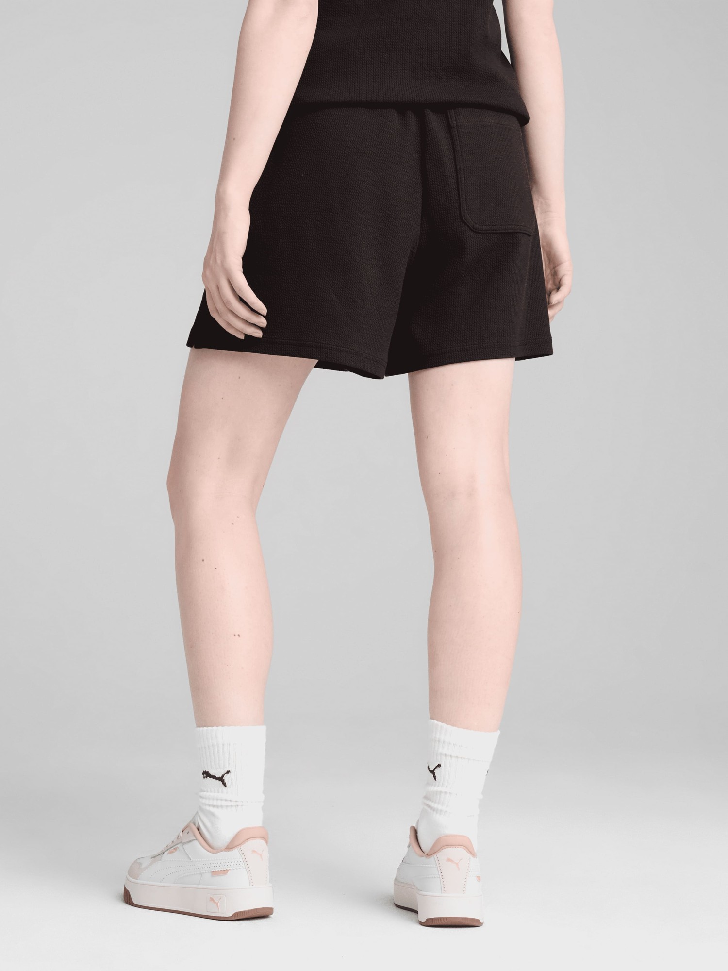 Шорты женские Puma HER High-Waist Shorts черные 68506201 изображение 3