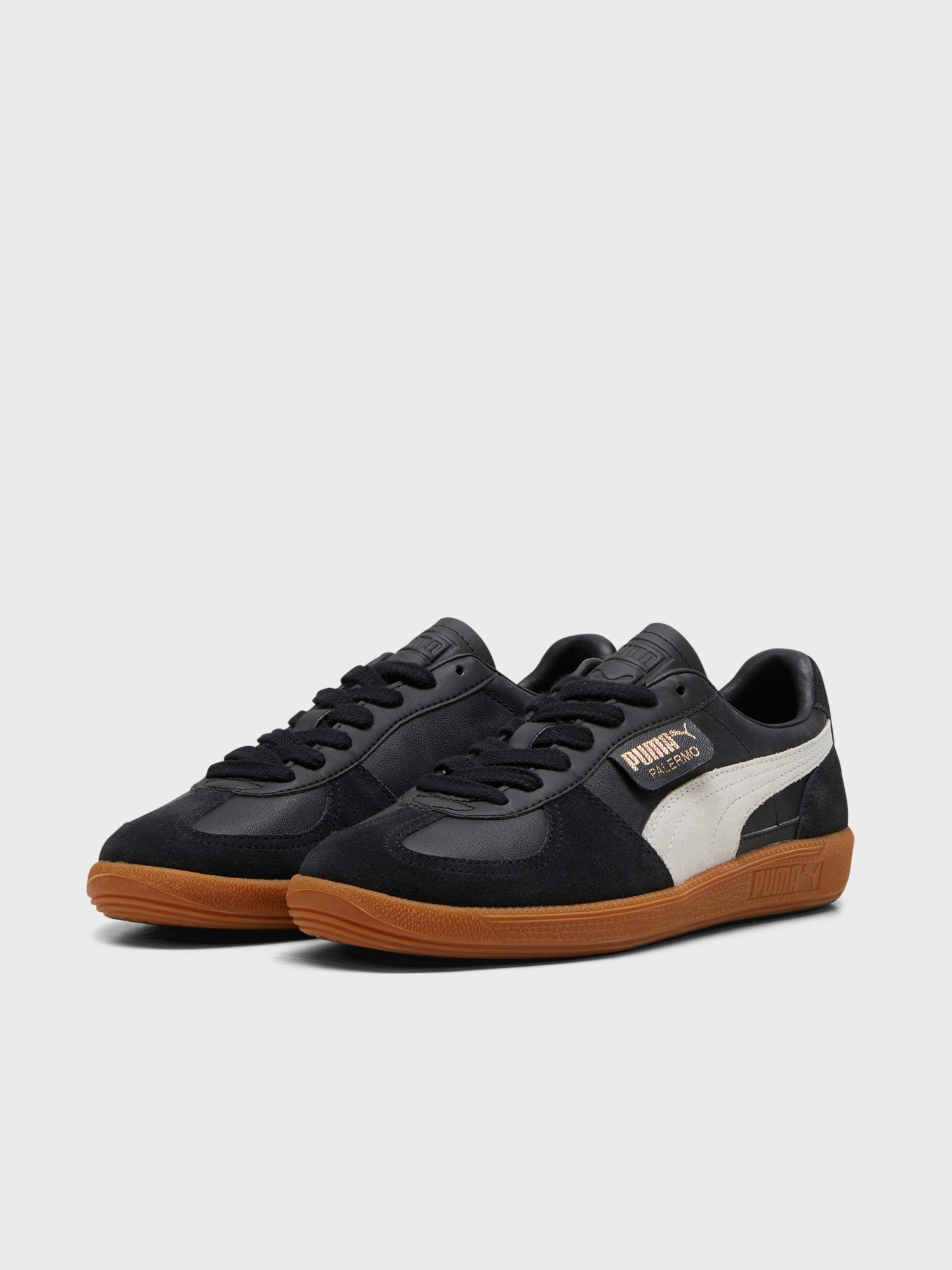 Кроссовки мужские Puma Palermo Lth черные 39646403 изображение 3