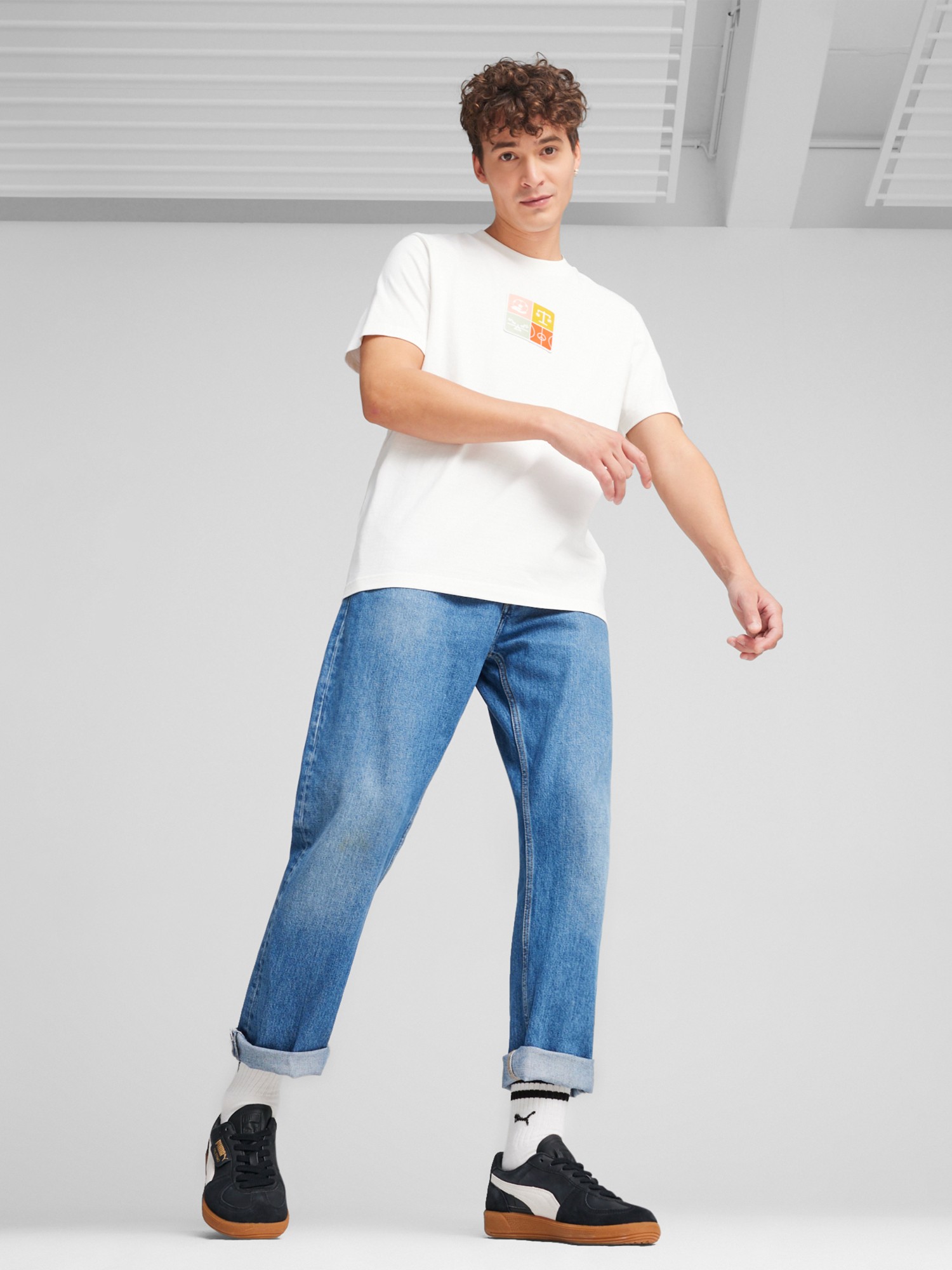 Кроссовки мужские Puma Palermo Lth черные 39646403 изображение 9
