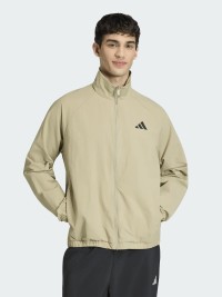 Ветровка мужская Adidas Essential Small Logo Windbreaker песочная KB6076 изображение 2