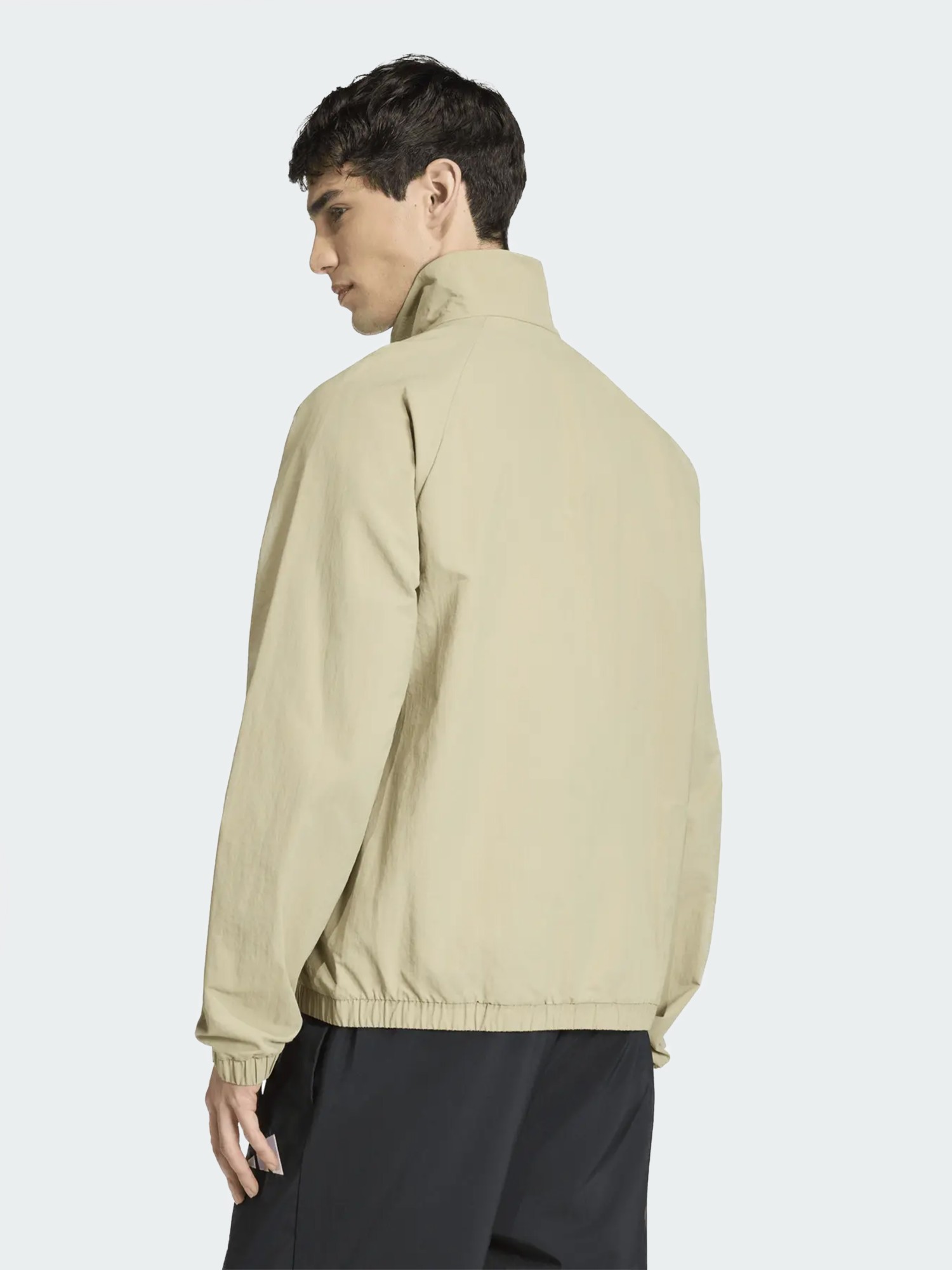 Ветровка мужская Adidas Essential Small Logo Windbreaker песочная KB6076 изображение 4