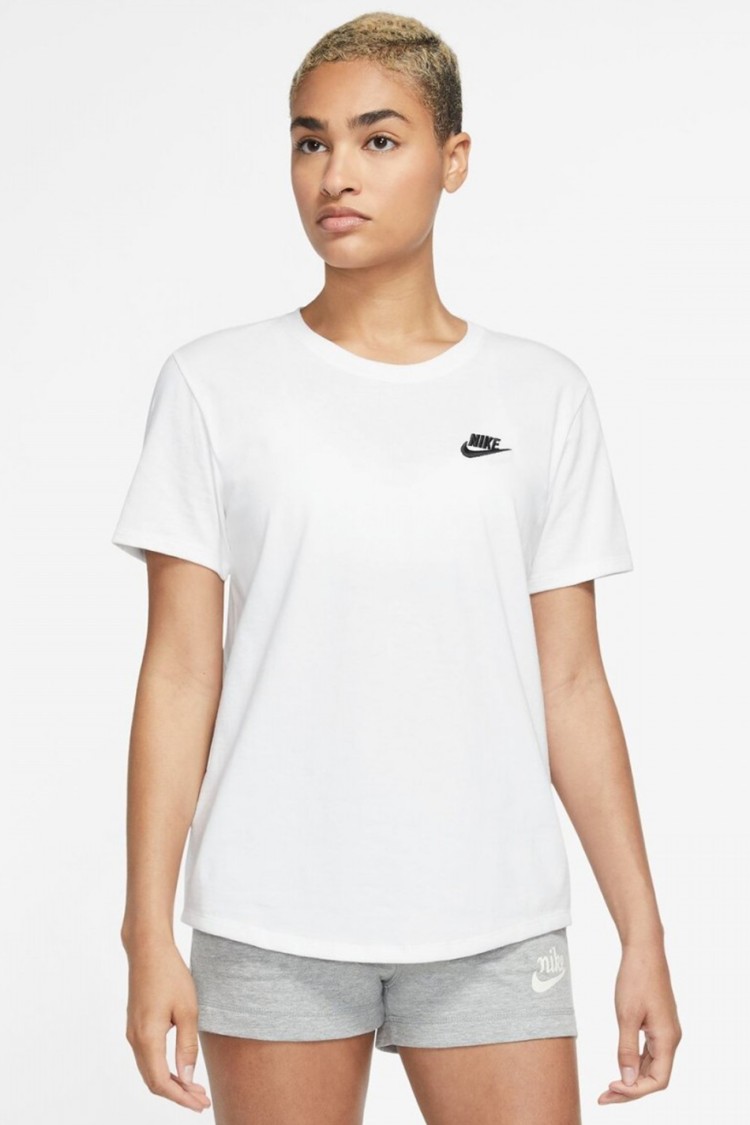 Футболка женская Nike W NSW TEE CLUB белая DX7902-100 изображение 2