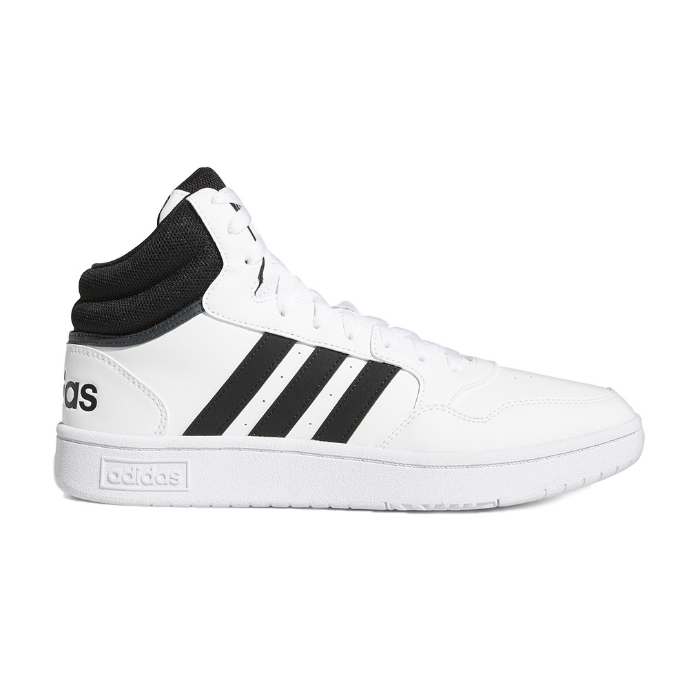 Кроссовки мужские Adidas HOOPS 3.0 MID белые GW3019
