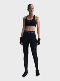 Леггинсы женские Nike W NP DF MR TIGHT GG MESH черные HJ1163-010 изображение 2