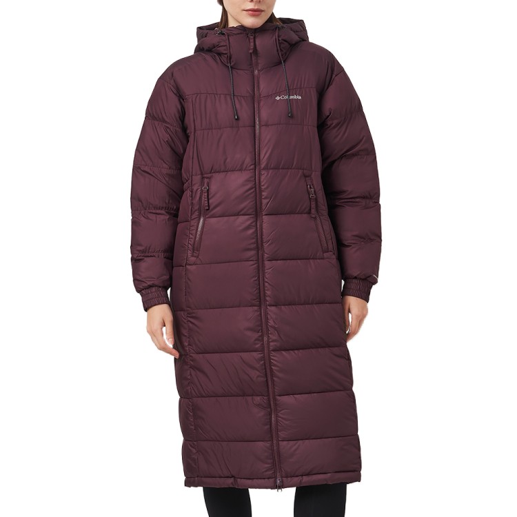 Куртка женская Columbia Pike Lake™ II Long Jacket бордовая 2051351-607