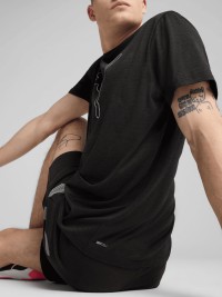Футболка мужская Puma M TAD ESS HEATHER CAT TEE черная 52590701 изображение 3