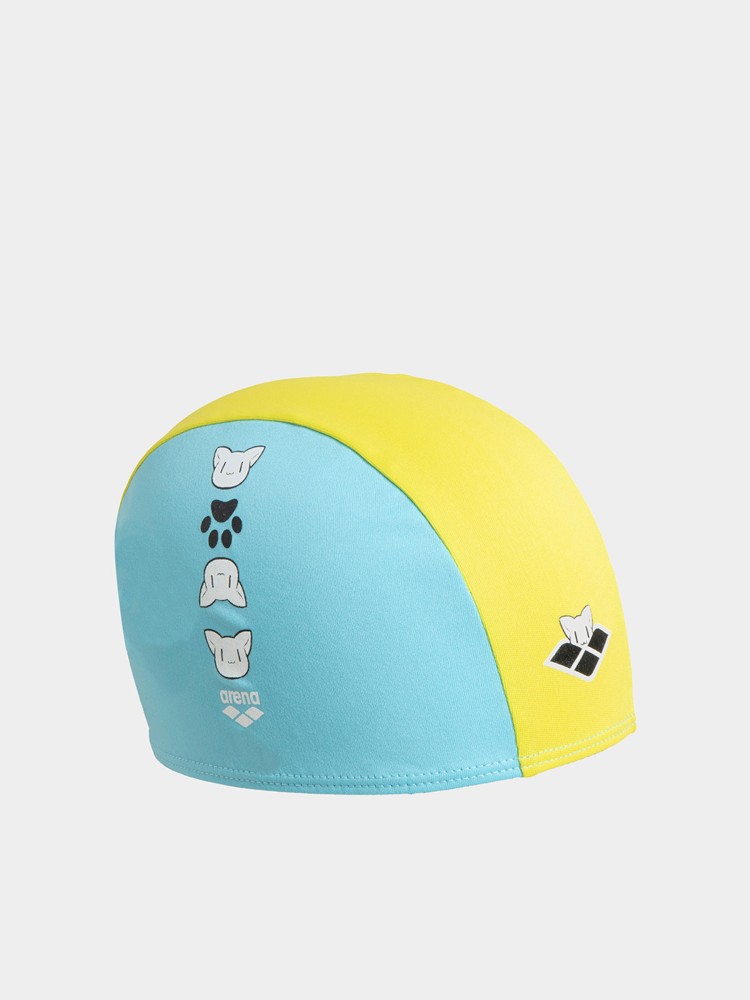 Шапочка для плавания детская Arena FRIENDS KIDS POLYESTER CAP голубая 003994-310 изображение 3