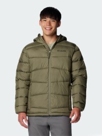 Куртка мужская Columbia Fivemile Butte™ II Hooded Jacket зеленая 2086911-397 изображение 2