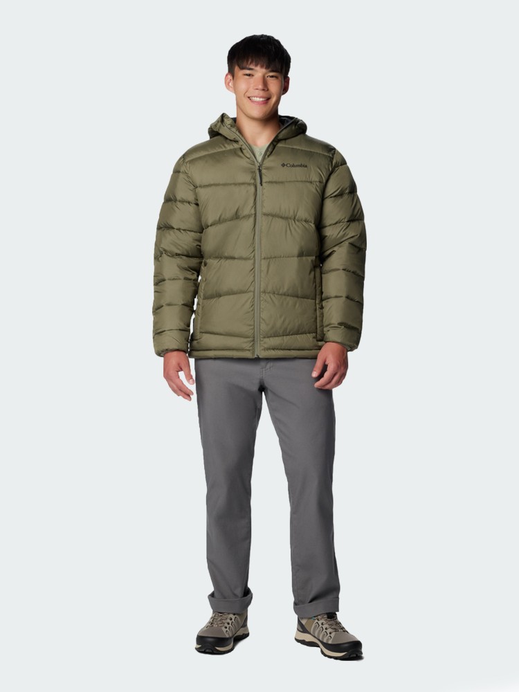 Куртка мужская Columbia Fivemile Butte™ II Hooded Jacket зеленая 2086911-397 изображение 5