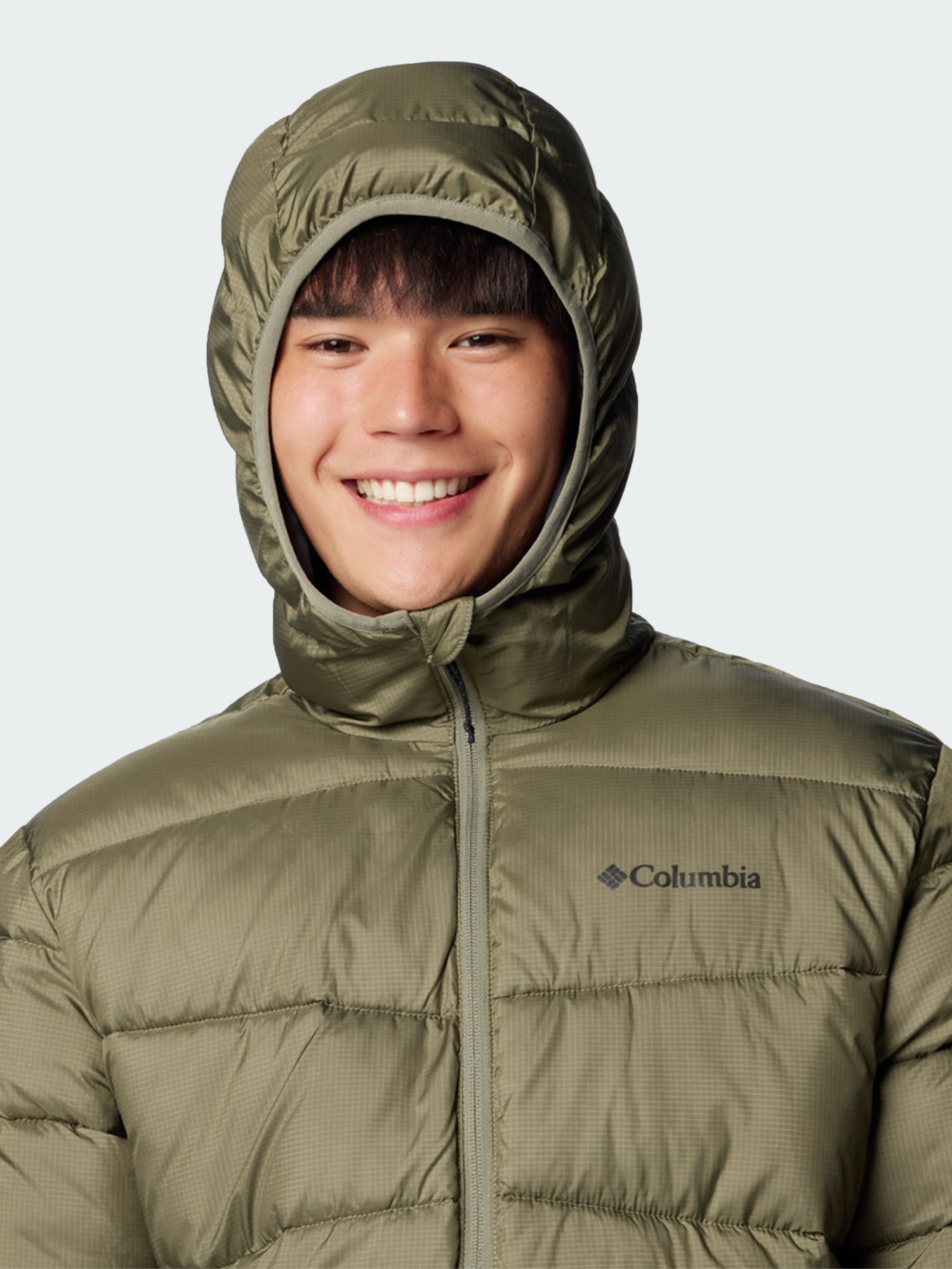 Куртка мужская Columbia Fivemile Butte™ II Hooded Jacket зеленая 2086911-397 изображение 6
