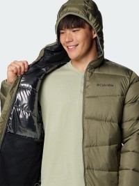 Куртка мужская Columbia Fivemile Butte™ II Hooded Jacket зеленая 2086911-397 изображение 7