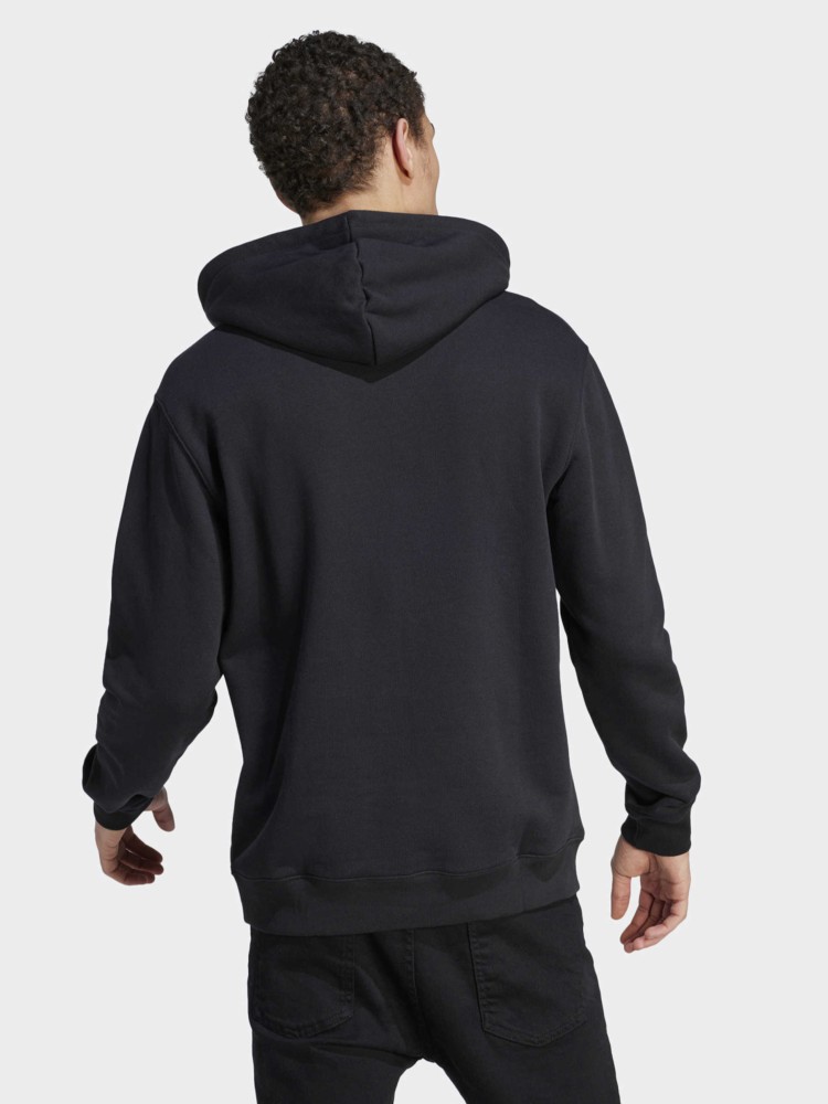 Толстовка мужская Adidas TREFOIL HOODY черная IM4489 изображение 3