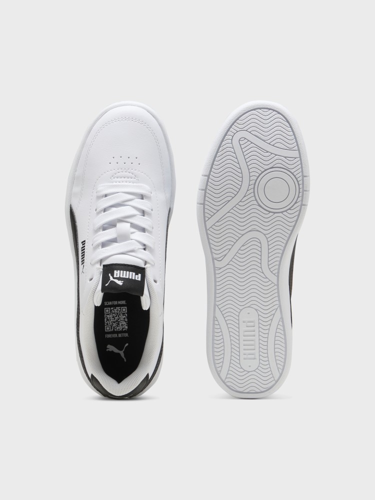 Кроссовки детские Puma Court Classic Clean Jr белые 40375001 изображение 7