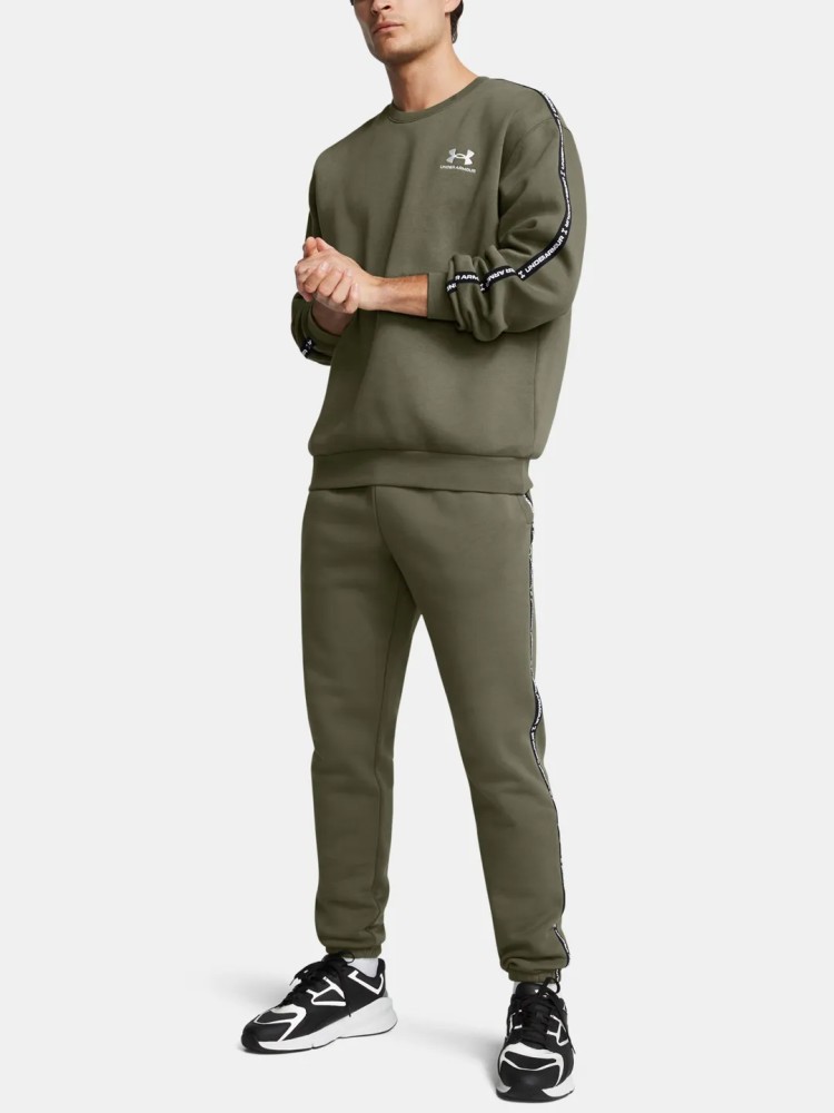 Брюки мужские Under Armour UA Icon Fleece Jgr Taping оливковые 1389358-390 изображение 5