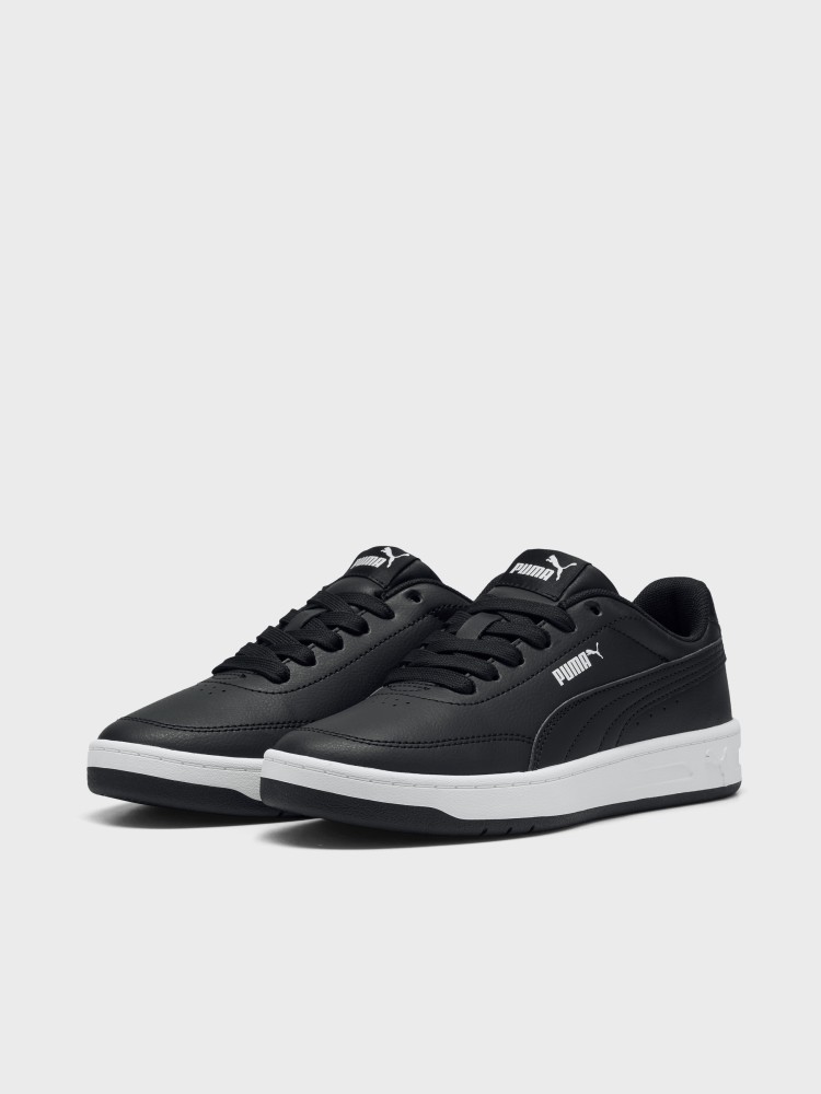 Кроссовки детские Puma Court Classic Clean Jr черные 40375002 изображение 4