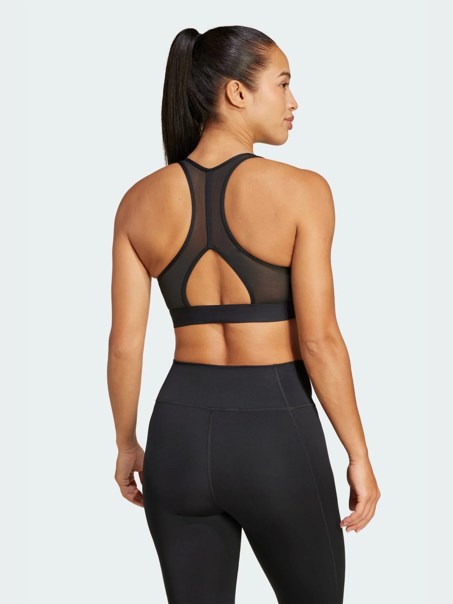Бра женский Adidas PWRCT BL BRA черный JG1414 изображение 3