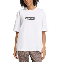 Футболка женская Adidas AOP SS T-SHIRT белая KD8812 изображение 1