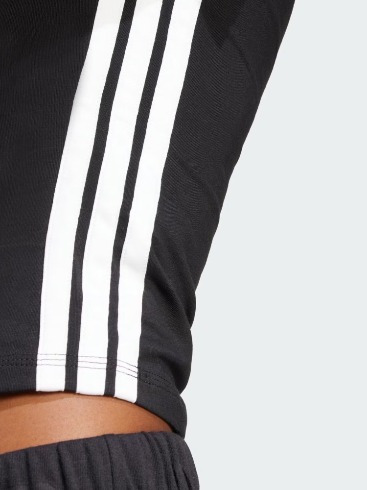 Футболка женская Adidas W 3S SJ BABY T черная JC8325 изображение 5