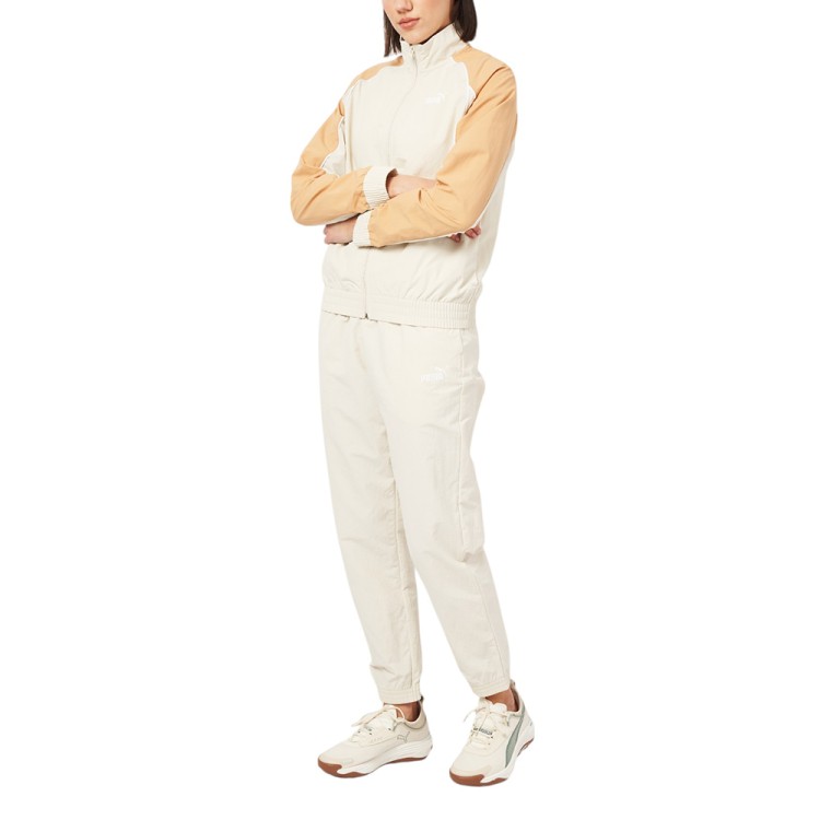 Костюм женский Puma Woven Tracksuit бежевый 68508087 изображение 1