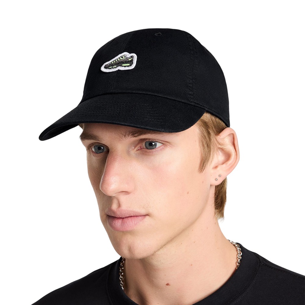 Бейсболка  Nike U NK CLUB CAP U CB AM95 PTCH L черная HJ6984-010