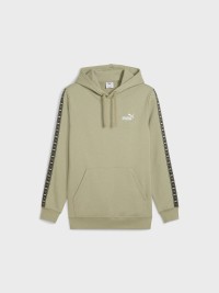 Толстовка мужская Puma ESS TAPE Hoodie FL оливковая 68467582 изображение 2
