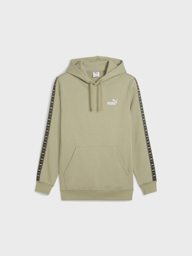 Толстовка мужская Puma ESS TAPE Hoodie FL оливковая 68467582 изображение 2