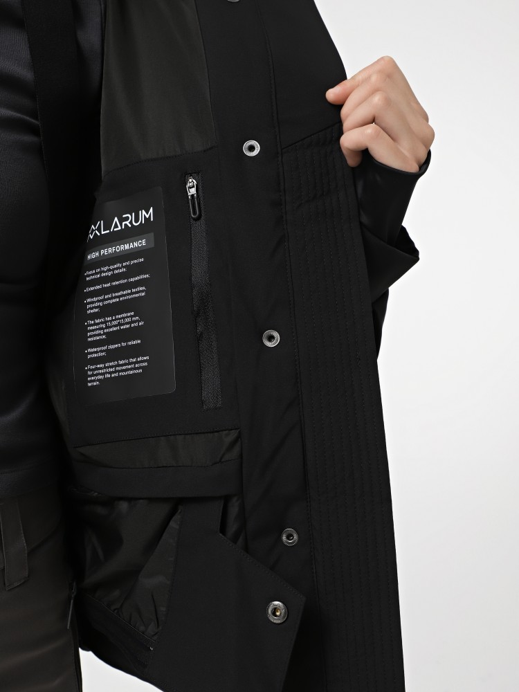 Куртка женская Larum Slicker черная 302519-010 изображение 4