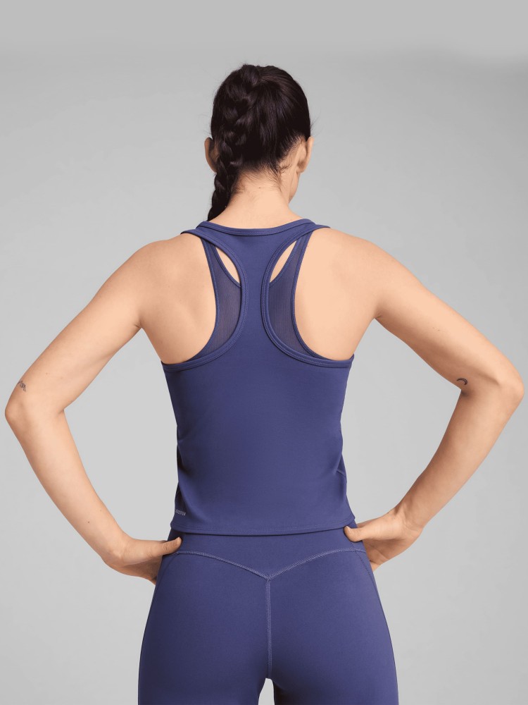 Майка женская Puma W CLOUDSPUN MESH 2:1 TANK фиолетовая 52664546 изображение 3