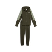Костюм детский Puma ESS BLOCK Hooded Full-Zip Sweat Suit FL хаки 68972470 изображение 1
