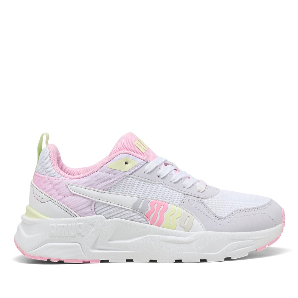 Кроссовки детские Puma Trinity 2 LT Come On Jr белые 40501902