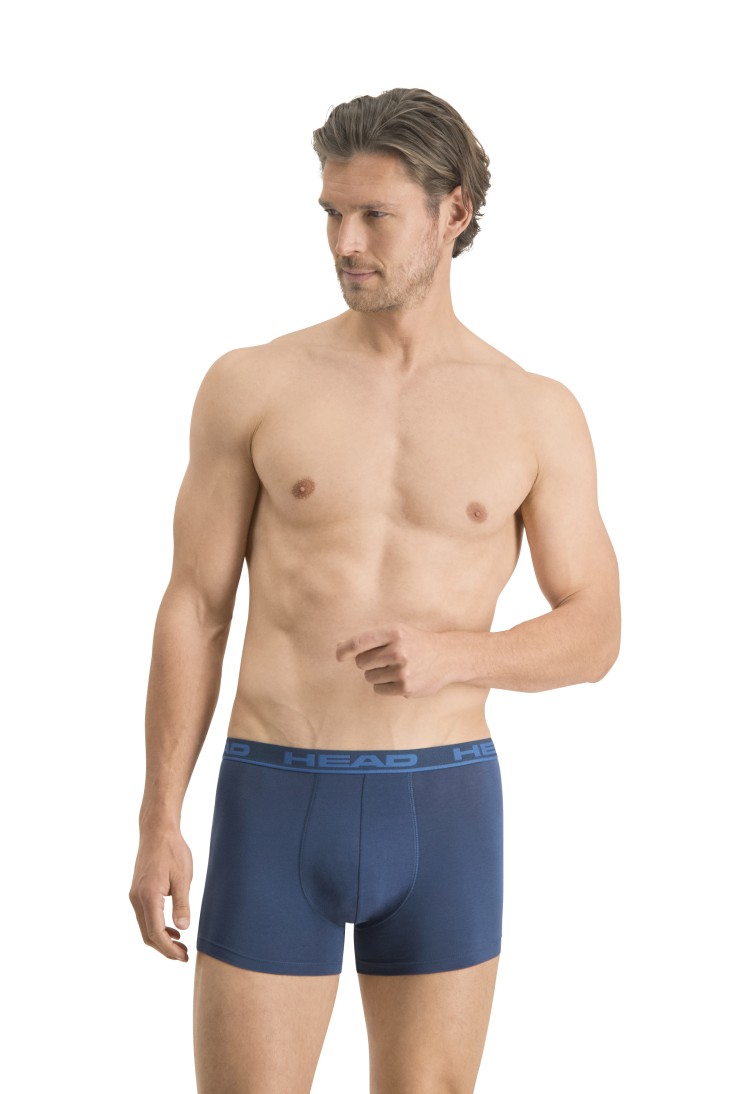 Боксеры мужские HEAD BASIC BOXER 2P синие 701202741003 изображение 4