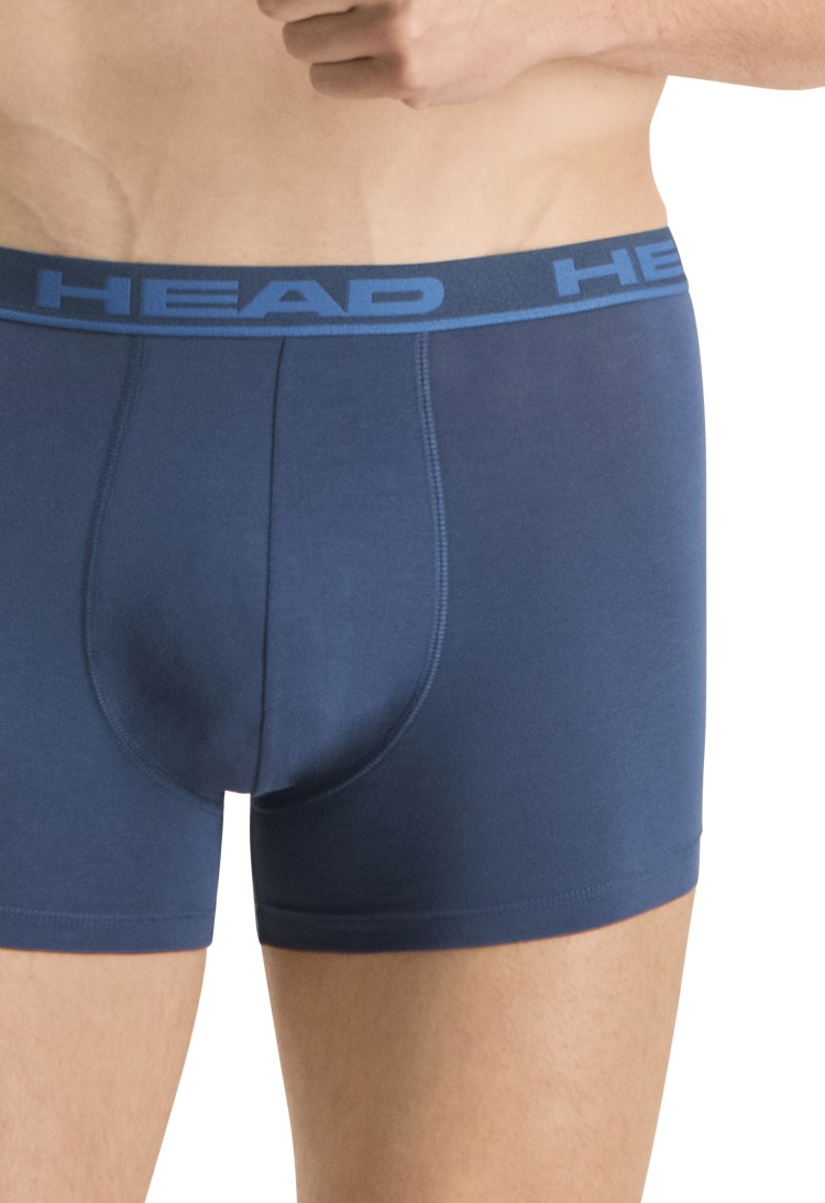 Боксеры мужские HEAD BASIC BOXER 2P синие 701202741003 изображение 6