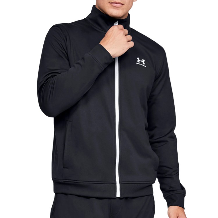 Толстовка мужская Under Armour SPORTSTYLE TRICOT JACKET черная 1329293-002 изображение 1