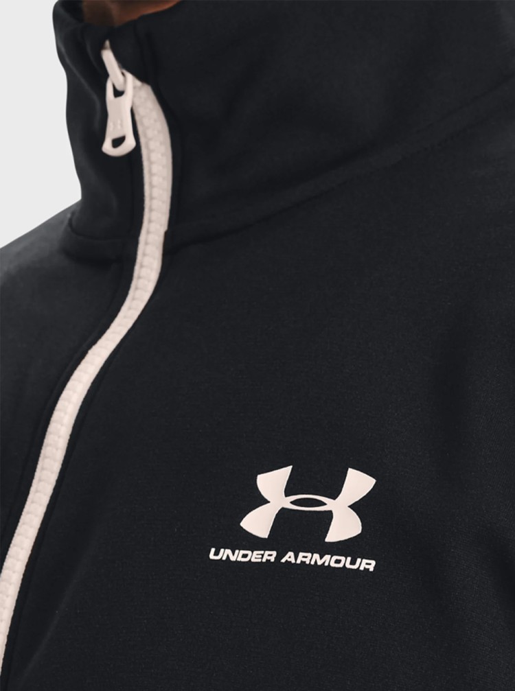Толстовка мужская Under Armour SPORTSTYLE TRICOT JACKET черная 1329293-002 изображение 5