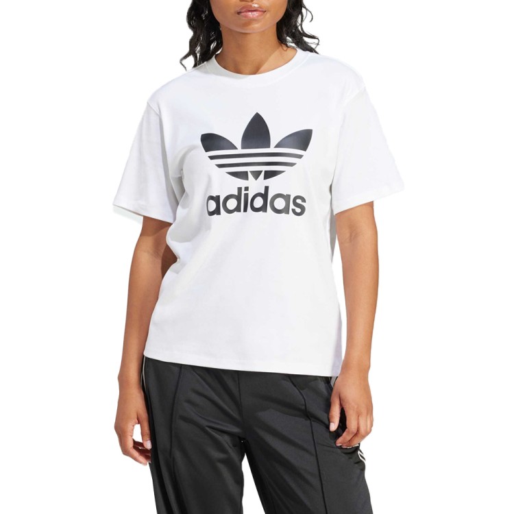 Футболка женская Adidas TREFOIL TEE белая IR9534 изображение 1