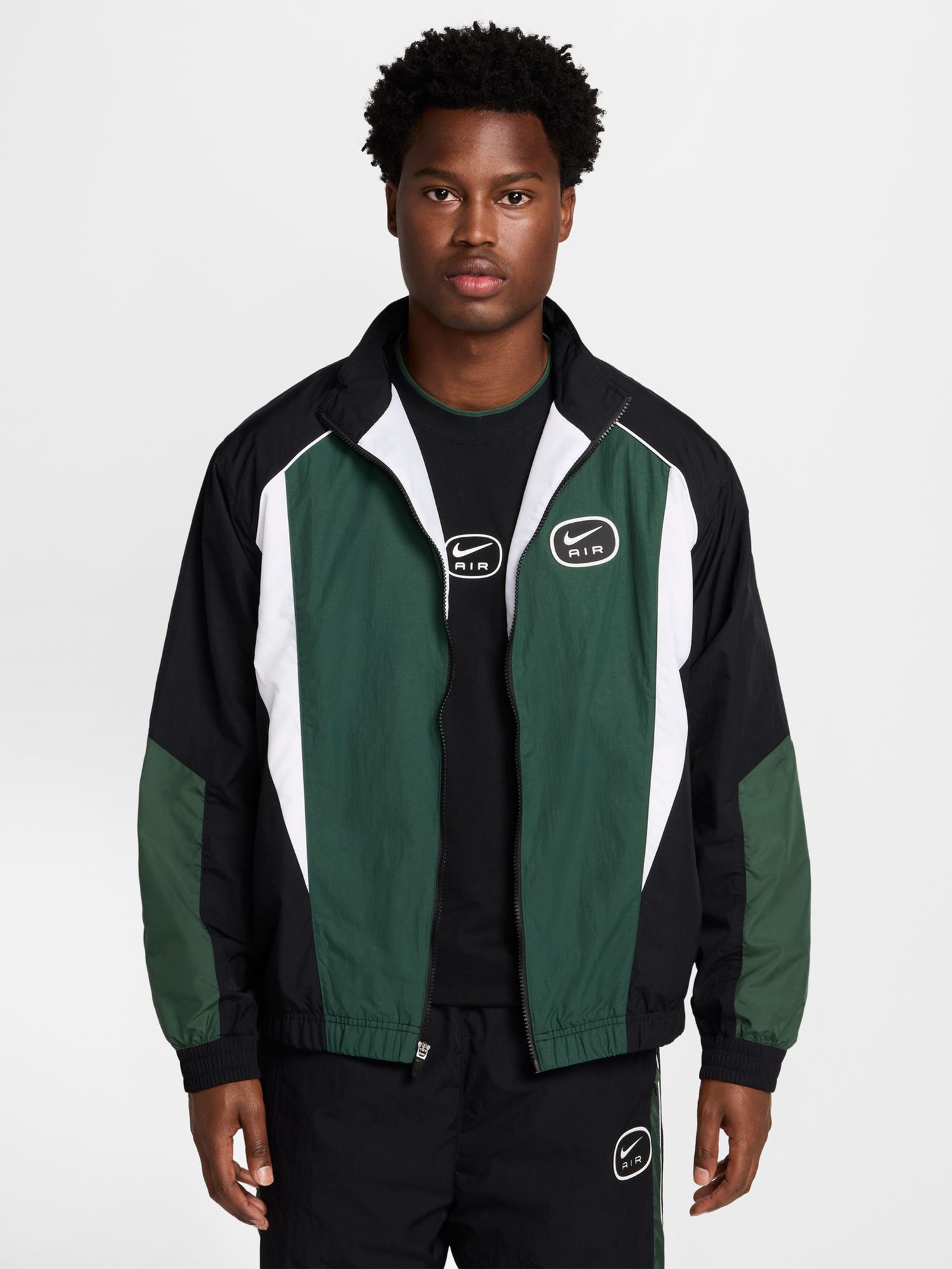 Ветровка мужская Nike M NSW SW AIR TRACKTOP WV черная HM0167-011 изображение 2
