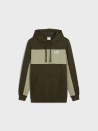 Толстовка мужская Puma ESS BLOCK Hoodie FL хаки 68468682 изображение 5