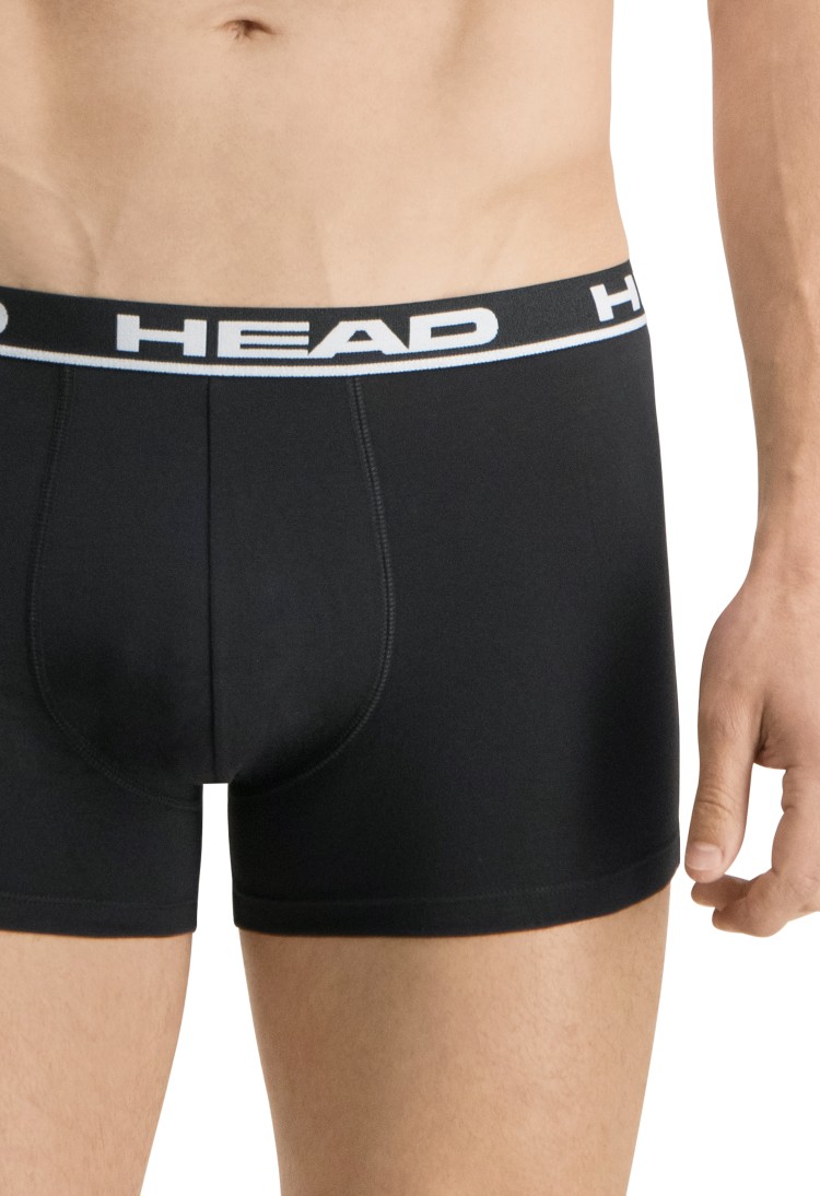 Боксеры мужские HEAD BASIC BOXER 2P черные 701202741005 изображение 6