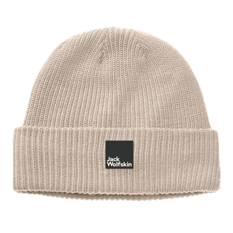 Шапка унисекс Jack Wolfskin PERGAMON BEANIE бежевая 1910701-5062 изображение 1