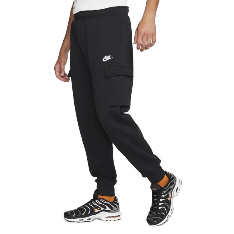 Брюки мужские Nike M NSW CLUB PANT CARGO BB черные CD3129-010 изображение 1