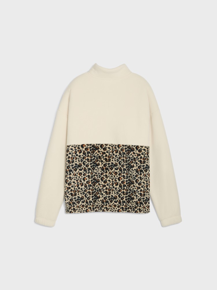 Толстовка женская Puma ESS GRAPHIC Animal Crew молочная 68808387 изображение 6