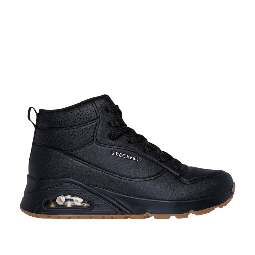 Ботинки женские Skechers Uno - Stand High черные 177097 BBK
