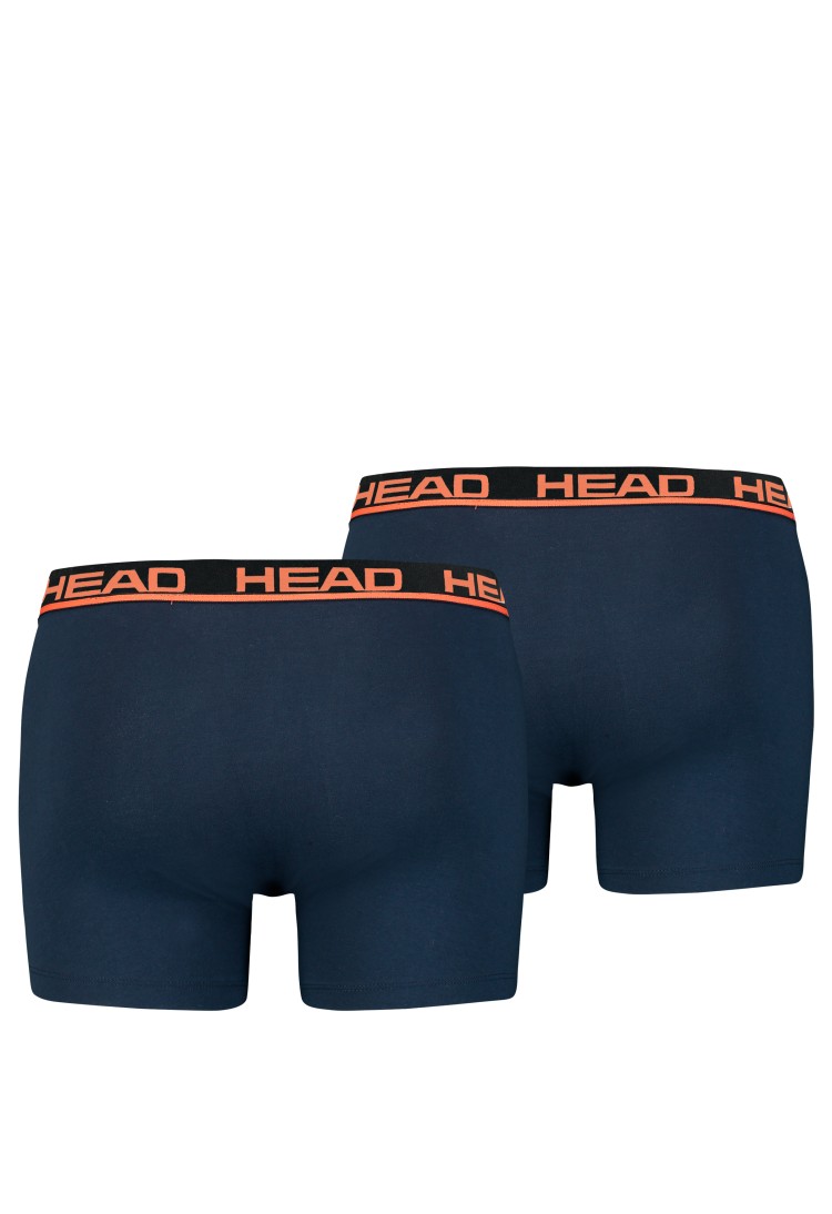 Боксеры мужские HEAD BASIC BOXER 2P темно-синие 701202741010 изображение 3