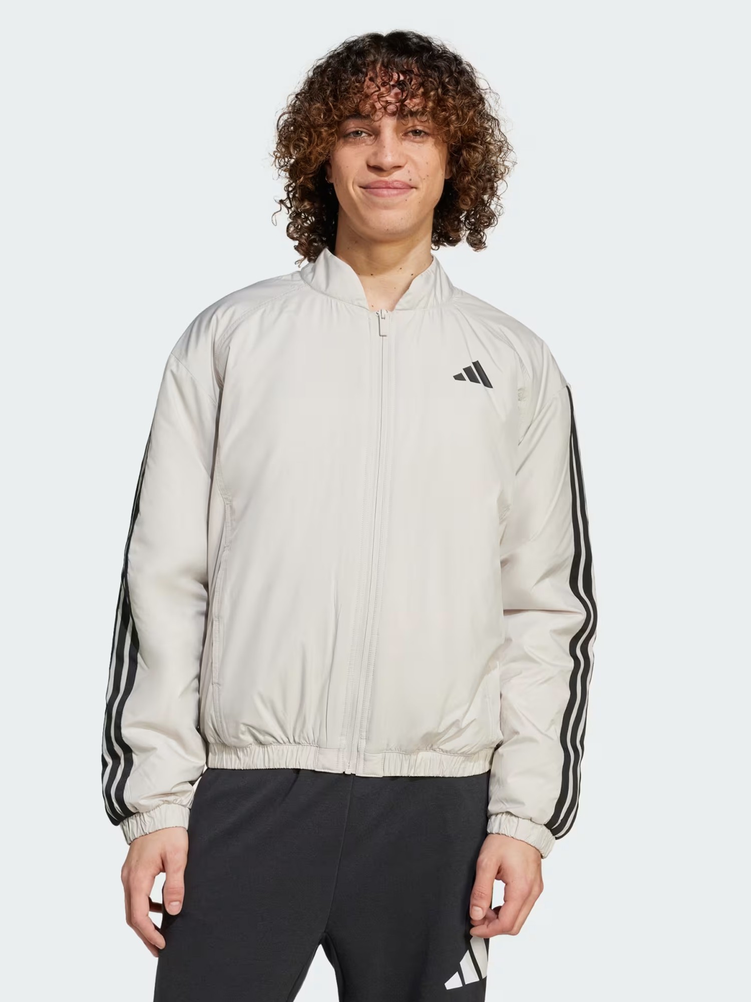 Куртка мужская Adidas ESS 3S INS B J бежевая JD1293 изображение 2