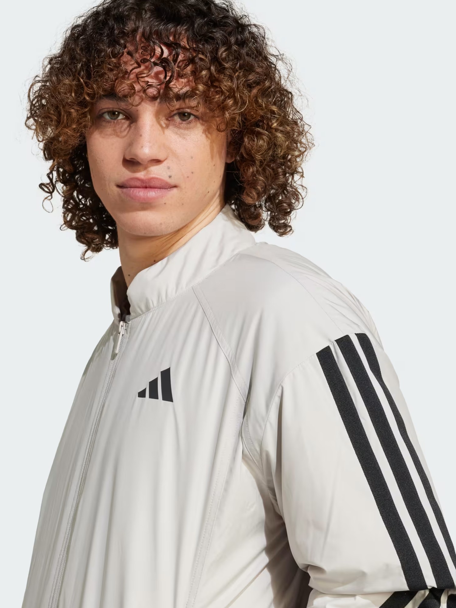 Куртка мужская Adidas ESS 3S INS B J бежевая JD1293 изображение 5