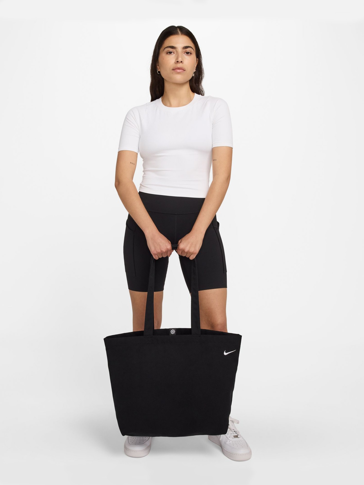 Сумка Nike NK HERITAGE TOTE 2.0 черная FZ1320-010 изображение 7