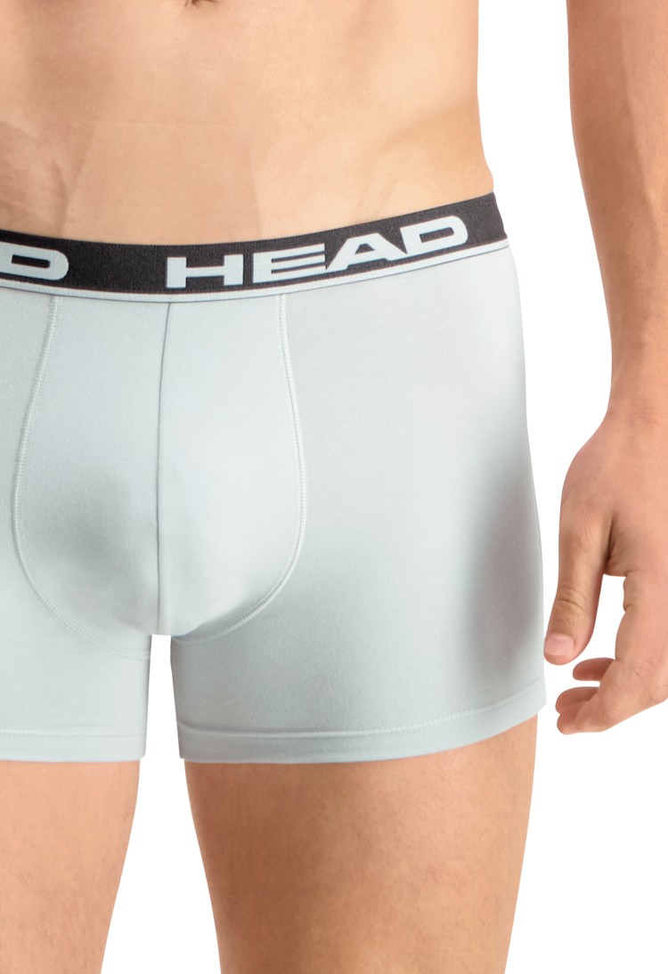 Боксеры мужские HEAD BASIC BOXER 2P серые 701202741012 изображение 8