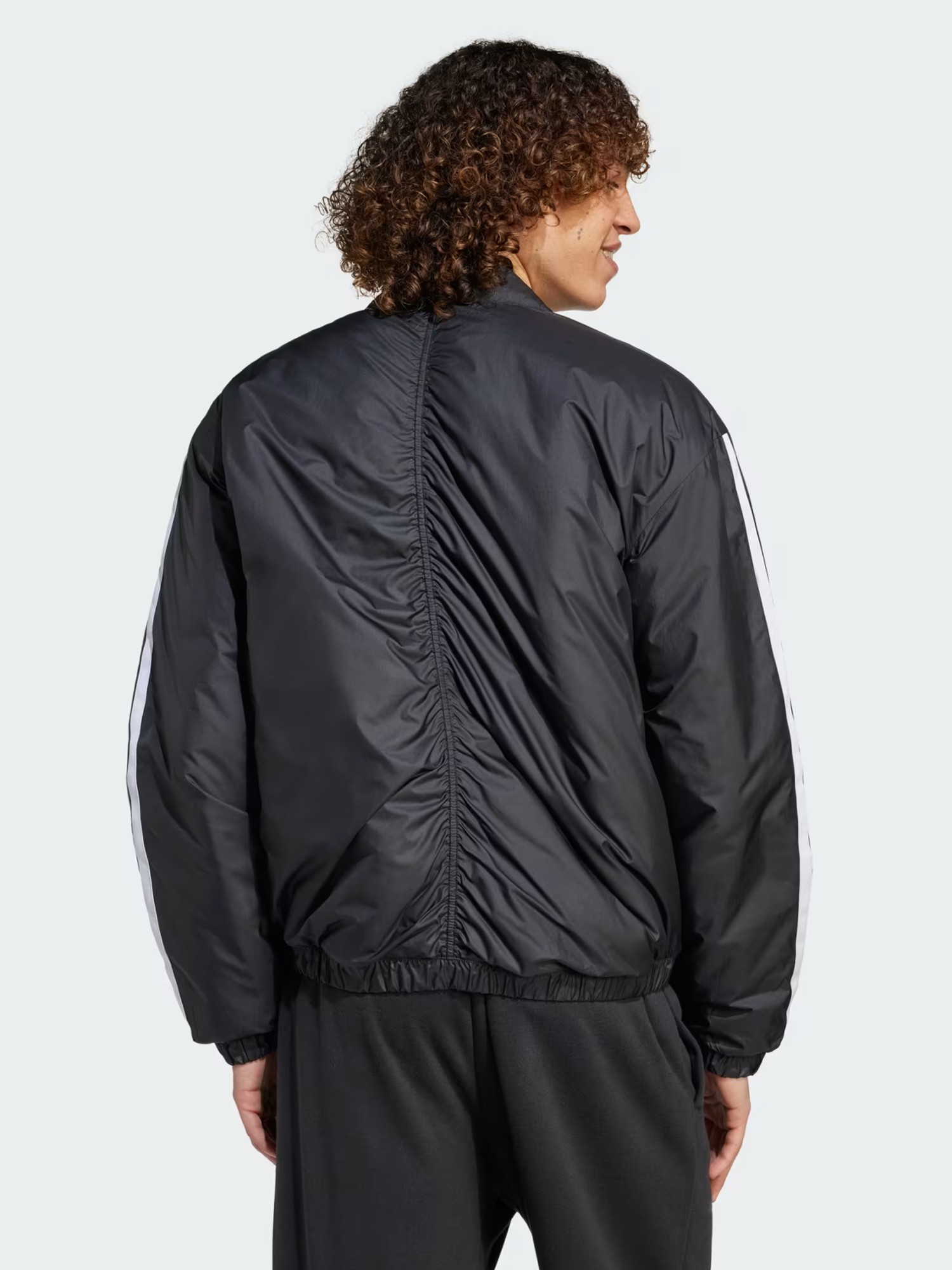 Куртка мужская Adidas ESS 3S INS B J черная JD1294 изображение 3