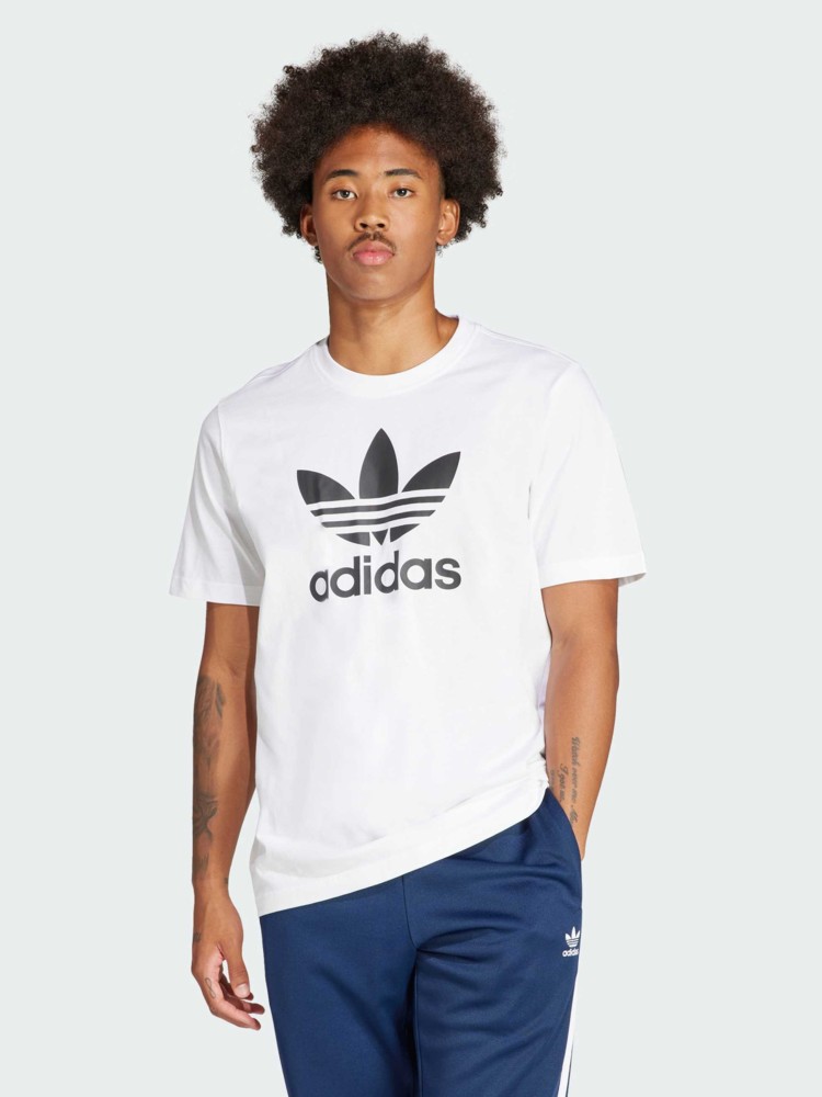 Футболка мужская Adidas TREFOIL T-SHIRT белая IV5353 изображение 2
