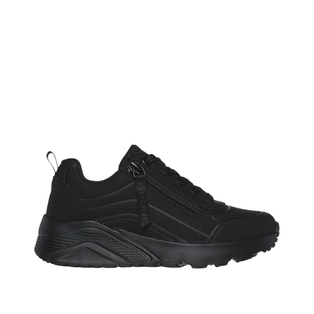 Кроссовки детские Skechers UNO LITE - EASY ZIP черные 310387L BBK